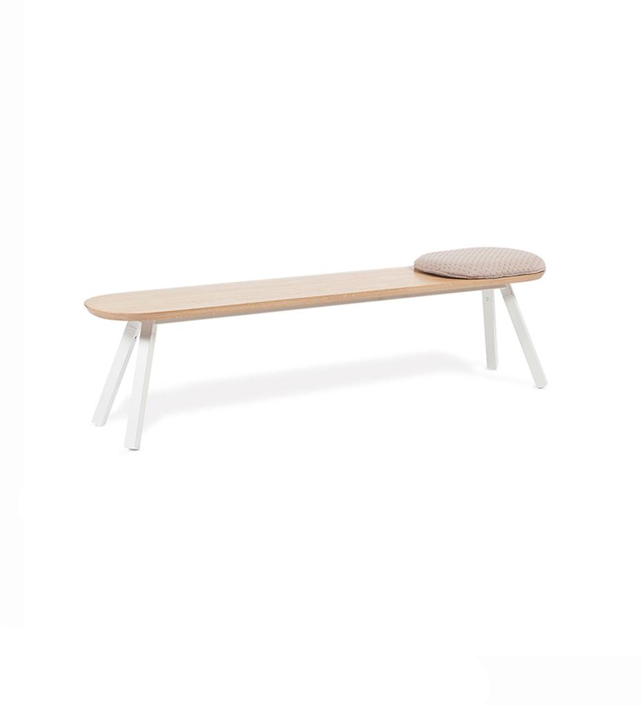 Allred Collaborative - RS Barcelona - You and Me Bench - 180 Oak - You and Me Bench - 180 Oak - BYM18-K1N