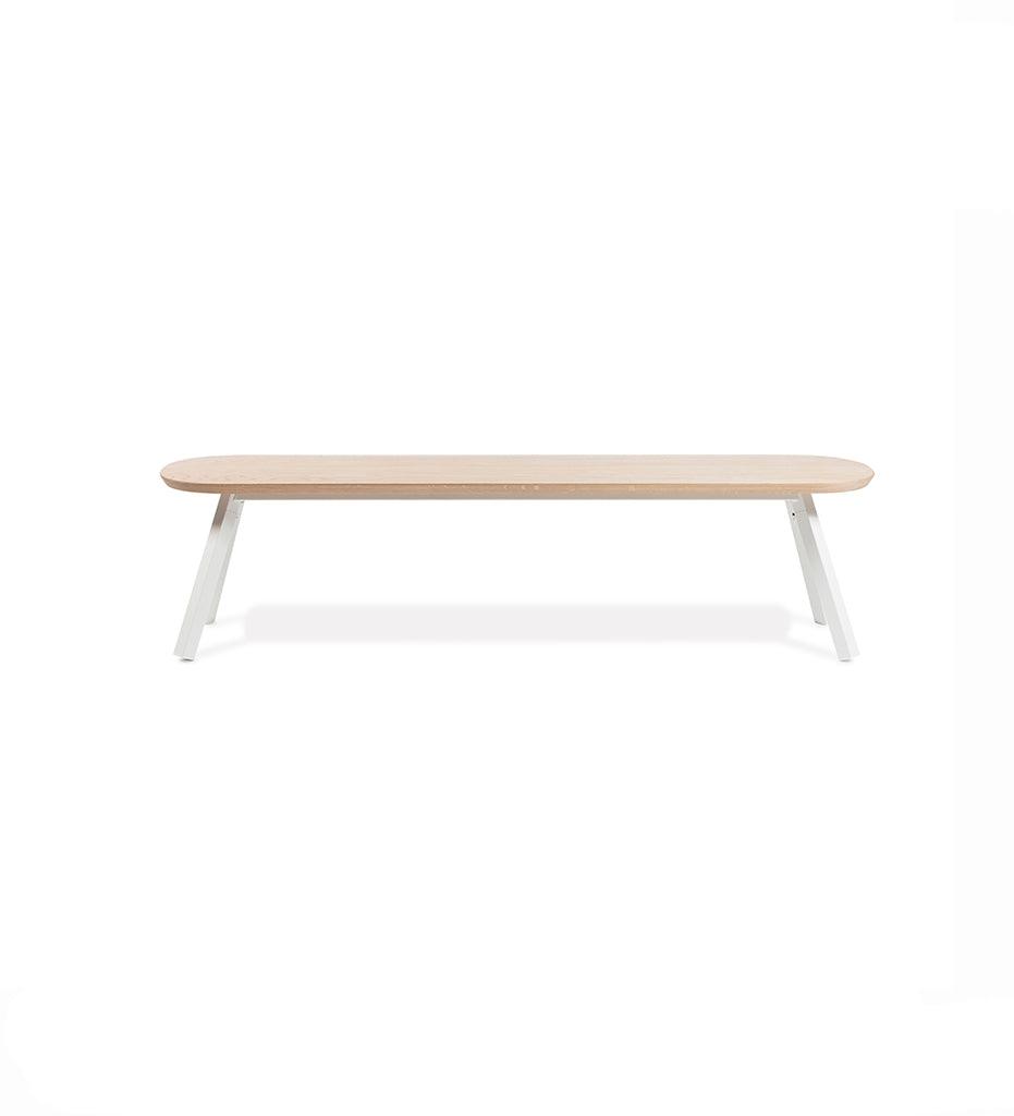 Allred Collaborative - RS Barcelona - You and Me Bench - 180 Oak - You and Me Bench - 180 Oak - K2-BYM18-K1N