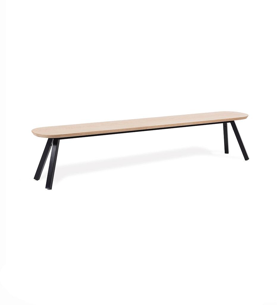 Allred Collaborative - RS Barcelona - You and Me Bench - 220 Oak - You and Me Bench - 220 Oak - BYM22-K2N