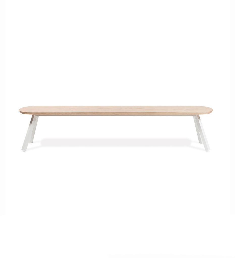 Allred Collaborative - RS Barcelona - You and Me Bench - 220 Oak - You and Me Bench - 220 Oak - K2-BYM22-K1N