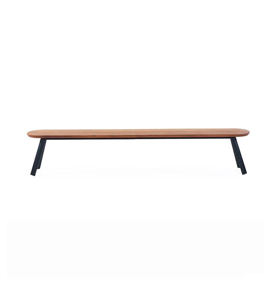 Allred Collaborative - RS Barcelona - You and Me Bench - 285 Iroko - You and Me Bench - 285 Iroko - BYM28-2N