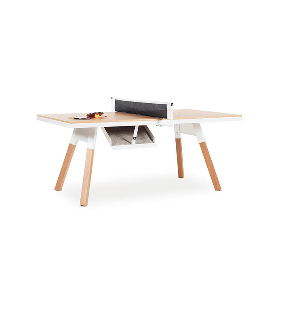 Allred Collaborative - RS Barcelona - You and Me Medium Indoor Ping Pong Table - Oak - You and Me Medium Indoor Ping Pong Table - Oak - YM22-K1N