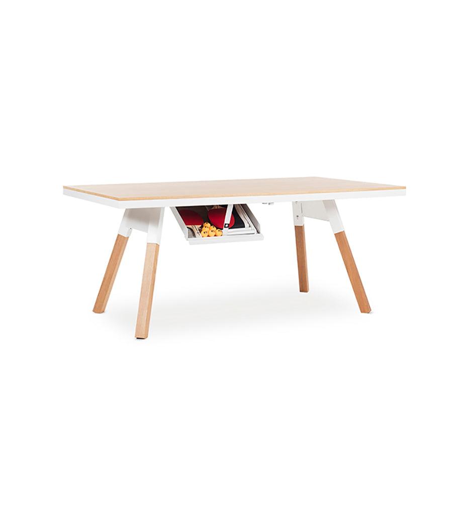 Allred Collaborative - RS Barcelona - You and Me Medium Indoor Ping Pong Table - Oak - You and Me Medium Indoor Ping Pong Table - Oak - YM22-K1N