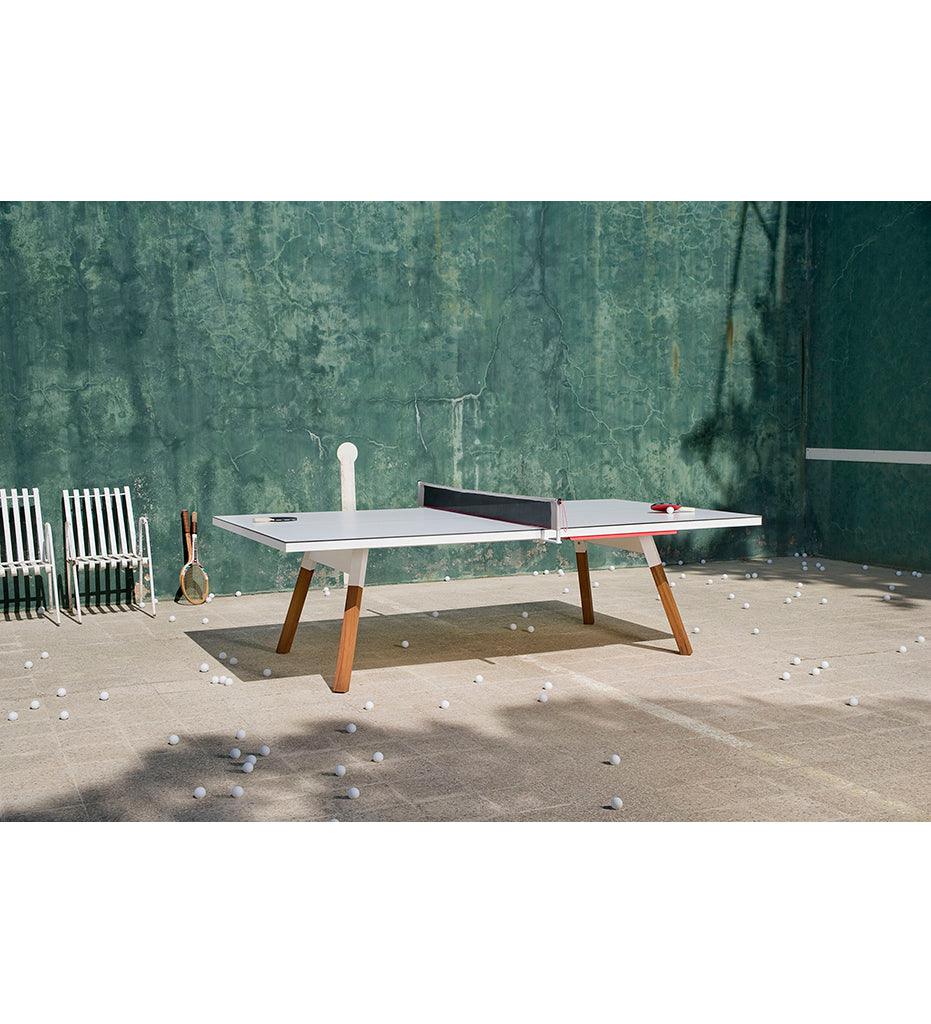 Allred Collaborative - RS Barcelona - You and Me Medium Outdoor Ping Pong Table - You and Me Medium Outdoor Ping Pong Table - YM22-1N