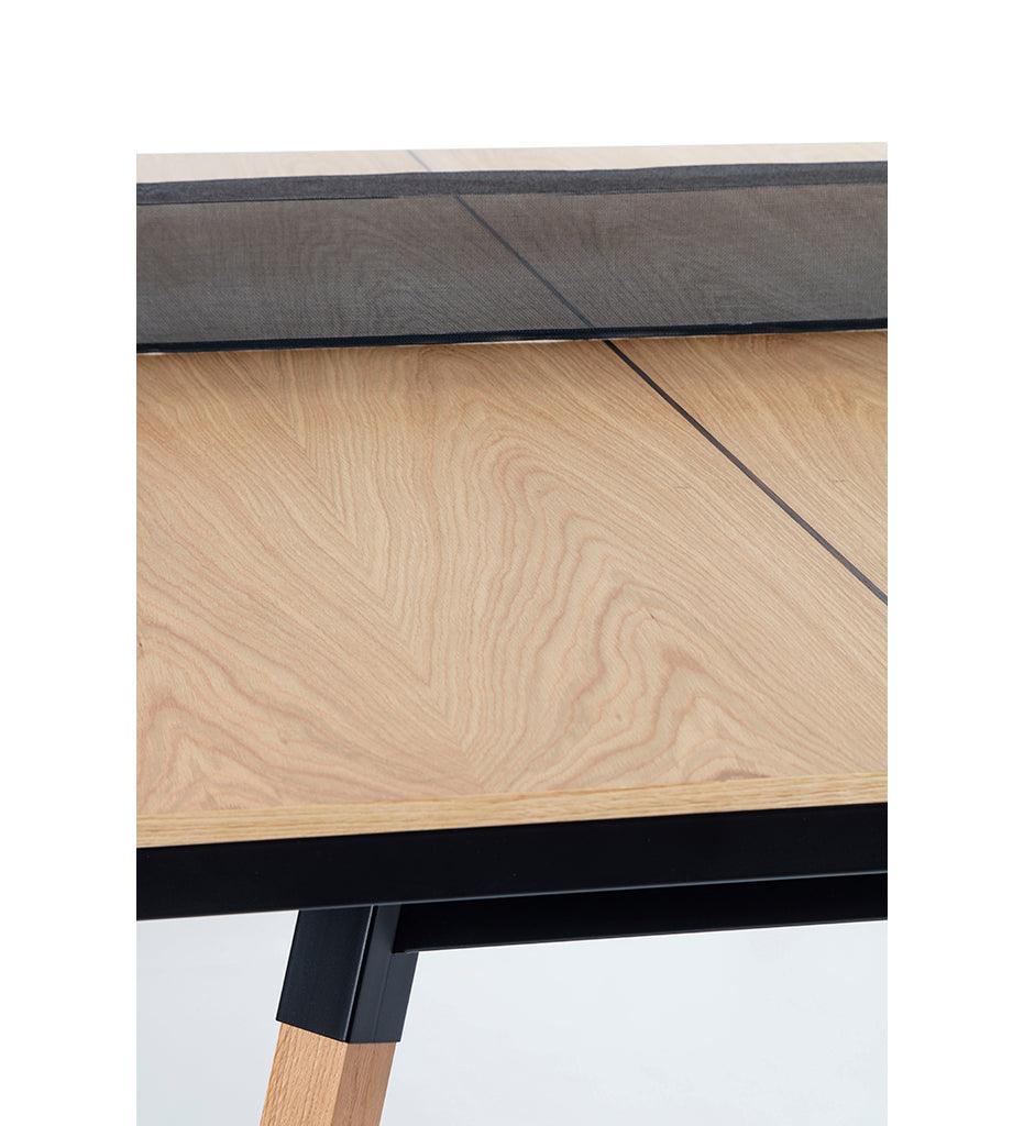 Allred Collaborative - RS Barcelona - You and Me Small Indoor Ping Pong Table - Oak - You and Me Small Indoor Ping Pong Table - Oak - YM18-K1N