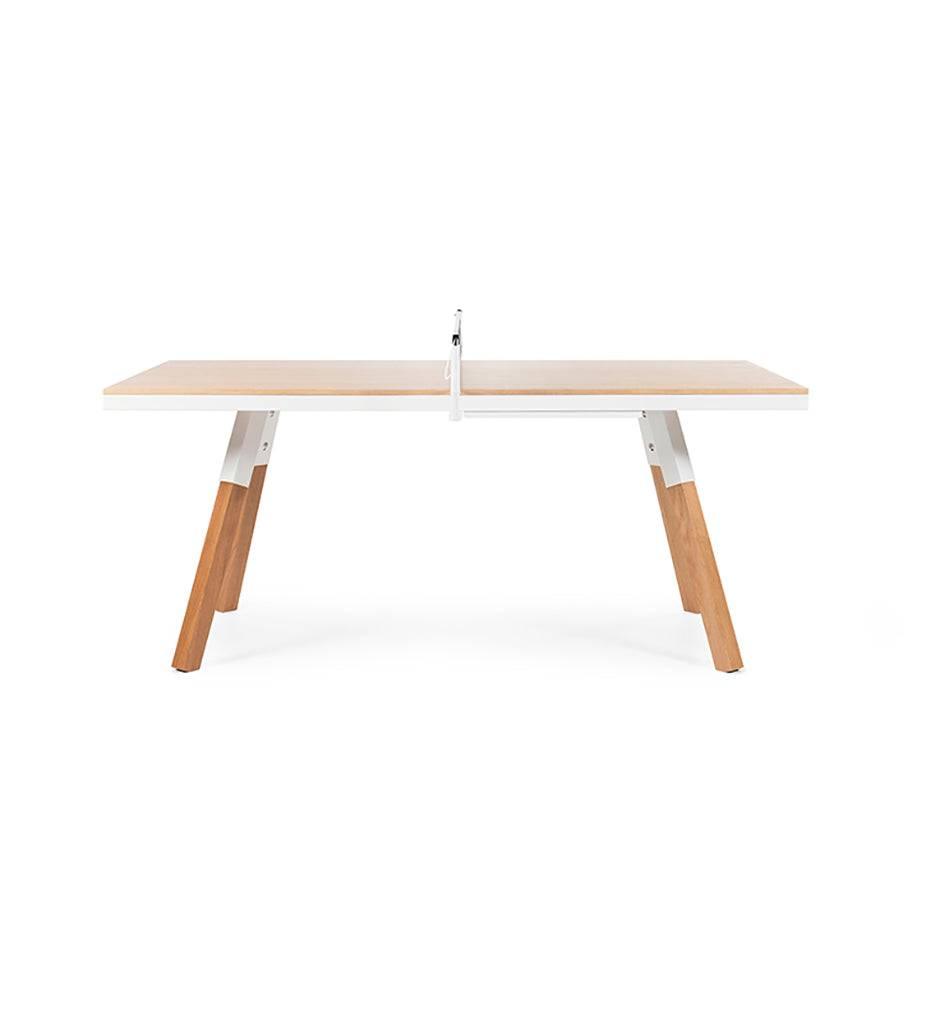 Allred Collaborative - RS Barcelona - You and Me Small Indoor Ping Pong Table - Oak - You and Me Small Indoor Ping Pong Table - Oak - YM18-K1N