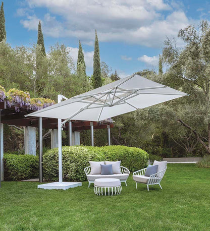 Allred Collaborative - Shademaker - 10' x 13' Polaris Rectangle Cantilever Umbrella - 10' x 13' Polaris Rectangle Cantilever Umbrella - POL-340RT_SS