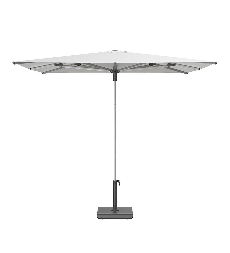 Allred Collaborative - Shademaker - 8' Libra Square Metal Umbrella - 8' Libra Square Metal Umbrella - LIB-25S-SS