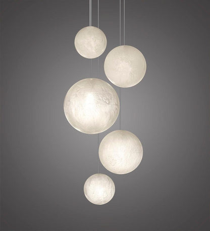 Allred Collaborative - Slide - Murano Chandelier - Murano Chandelier - 3 x LP SMU030A + 2 x LP SMU040A + 1 x LP SMU050A + 1 x SD MCC005