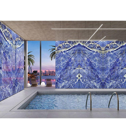 Allred Collaborative - Tecnografica Wall Coverings - Blue Lapis Decorative Panels - Blue Lapis Decorative Panels - 80890