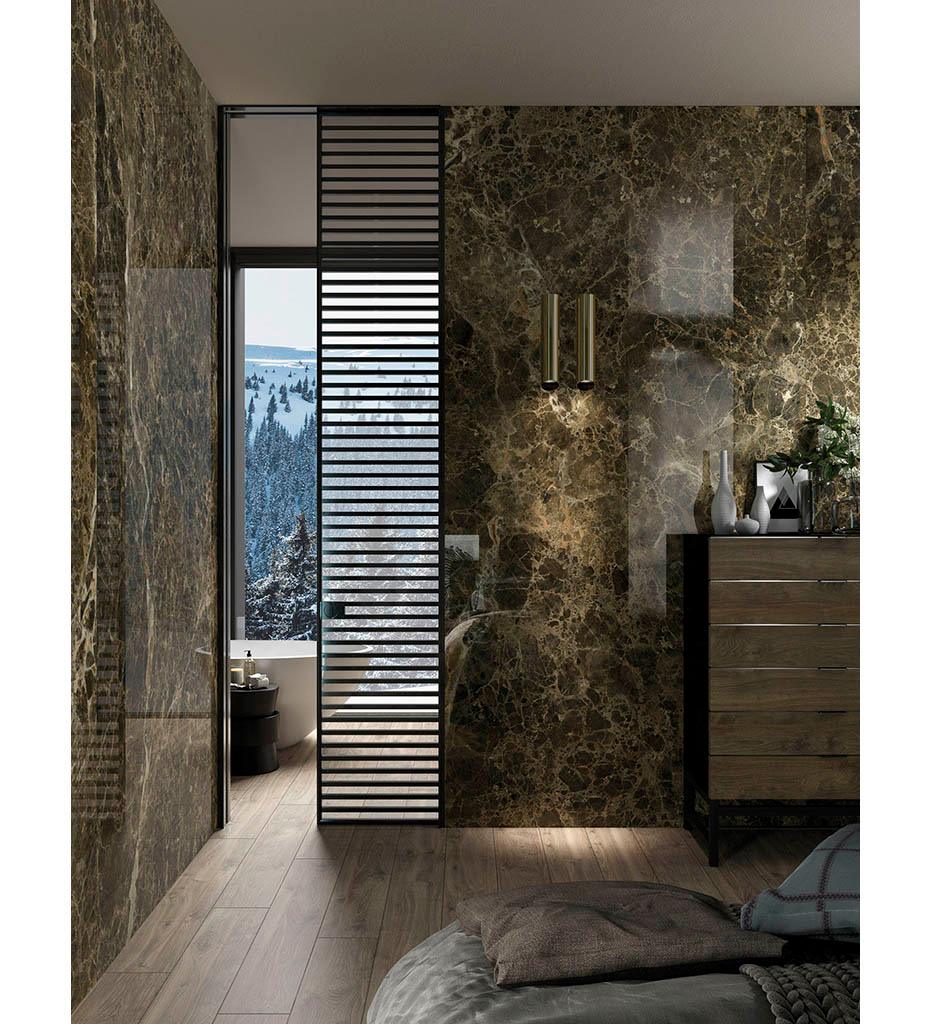 Allred Collaborative - Tecnografica Wall Coverings - Emperador Decorative Panels - Emperador Decorative Panels - 73800