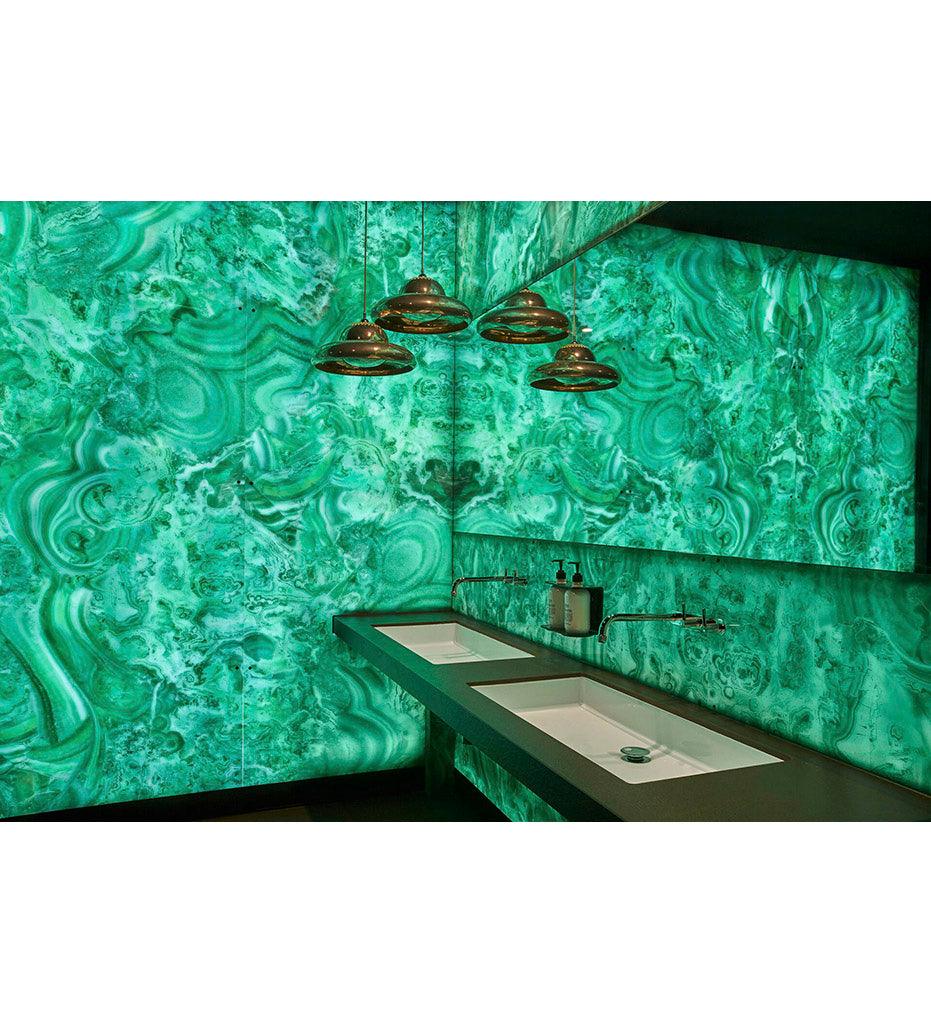 Allred Collaborative - Tecnografica Wall Coverings - Malachite Emeraud Decorative Panels - Malachite Emeraud Decorative Panels - 58465