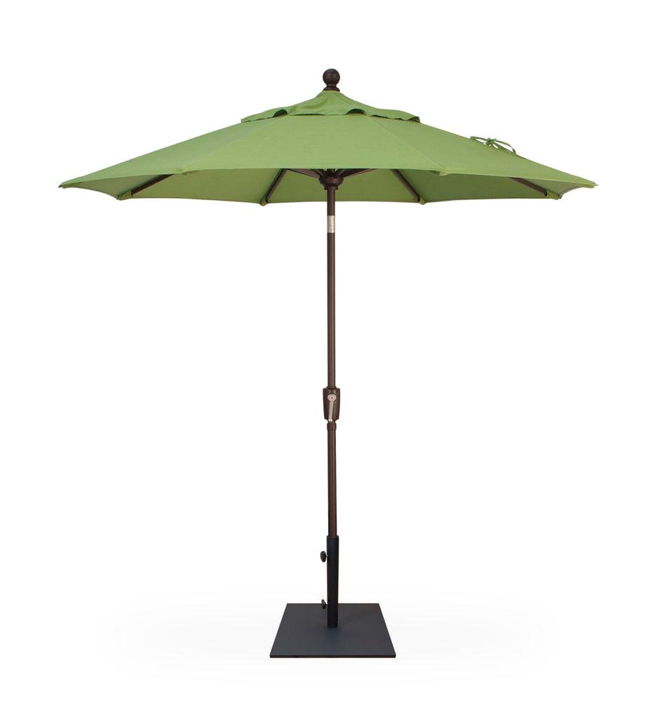 Allred Collaborative - Treasure Garden - 7.5' Push Button Tilt Round Umbrella - 7.5' Push Button Tilt Round Umbrella - UM907-00-Bronze