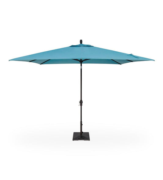 Allred Collaborative - Treasure Garden - 8' x 10' Auto Tilt Rectangle Umbrella - 8' x 10' Auto Tilt Rectangle Umbrella - UM8810RT-02-Anthracite