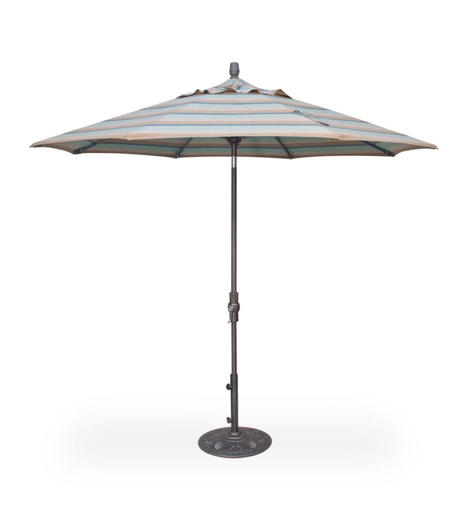 Allred Collaborative - Treasure Garden - 9' Collar Tilt Round Umbrella - 9' Collar Tilt Round Umbrella - UM800-00-Bronze