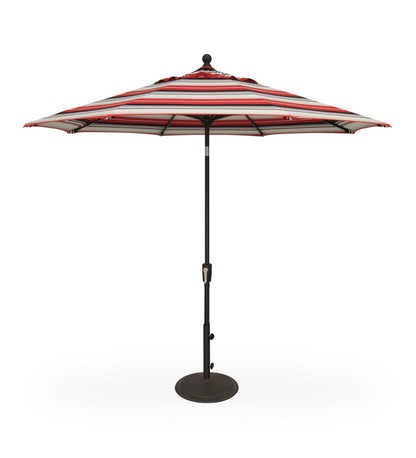 Allred Collaborative - Treasure Garden - 9' Push Button Tilt Round Umbrella - 9' Push Button Tilt Round Umbrella - UM920-00-Bronze