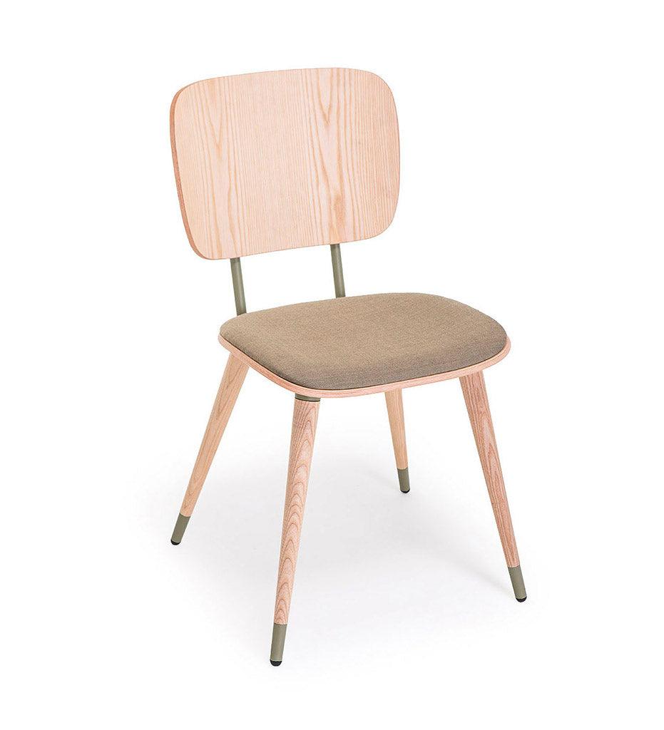 Allred Collaborative - Verges Design - ABC Chair - Wood Legs - Upholstered Seat - ABC Chair - Wood Legs - Upholstered Seat ABC Chair - Wood Legs - Upholstered Seat - Beech 972-01-US-BCH