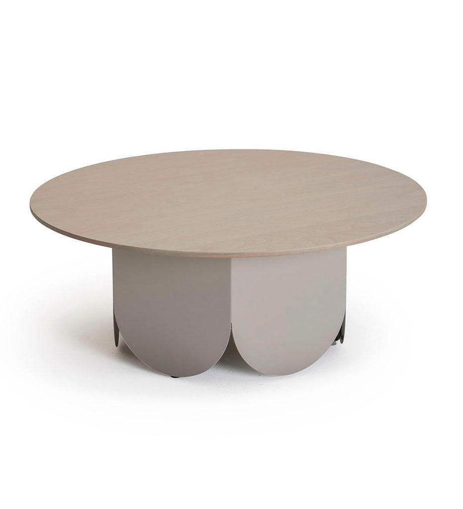 Allred Collaborative - Verges Design - Atay Low Round Side Table - Veneered Top - Atay Low Round Side Table - Veneered Top Atay Low Round Side Table - Veneered Top - Beech 383-VNR-BCH