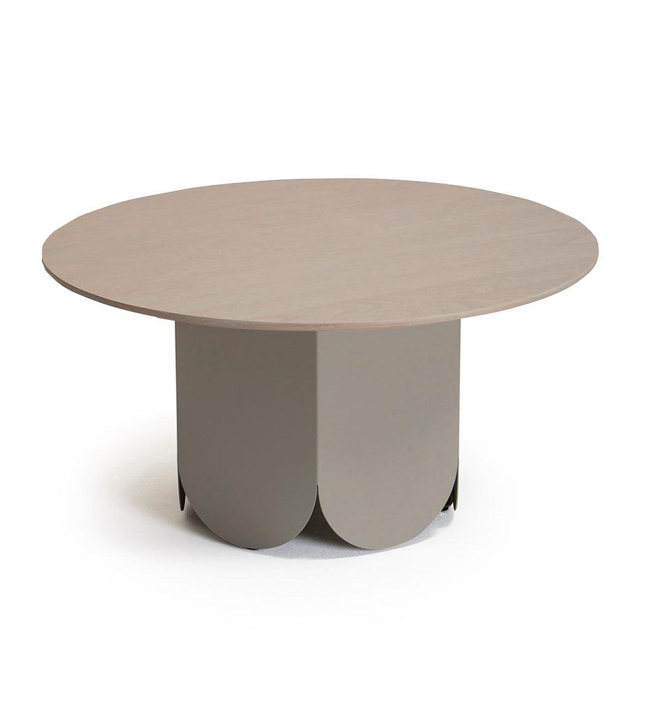 Allred Collaborative - Verges Design - Atay Round Side Table - Veneered Top - Atay Round Side Table - Veneered Top Atay Round Side Table - Veneered Top - Beech 384-VNR-BCH