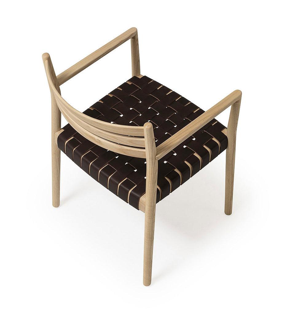 Allred Collaborative - Verges Design - Bogart Arm Chair - Woven Cord Seat - Bogart Arm Chair - Woven Cord Seat Bogart Arm Chair - Woven Cord Seat - Ash 501-03-ASH