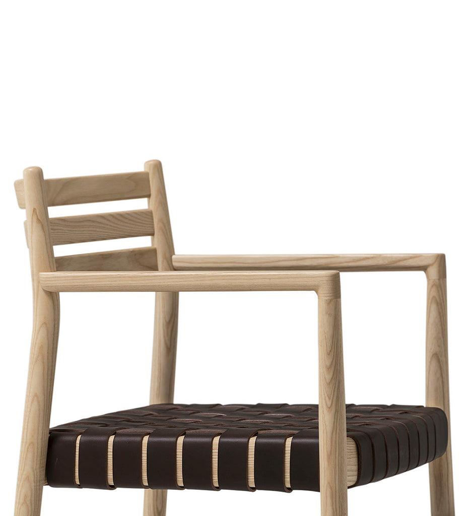 Allred Collaborative - Verges Design - Bogart Arm Chair - Woven Cord Seat - Bogart Arm Chair - Woven Cord Seat Bogart Arm Chair - Woven Cord Seat - Ash 501-03-ASH