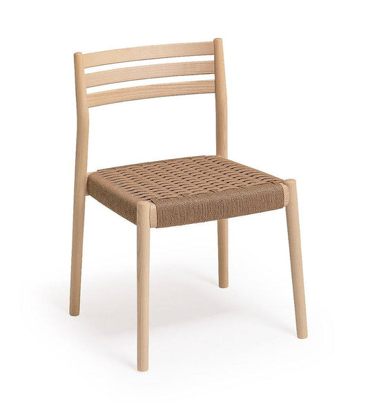 Allred Collaborative - Verges Design - Bogart Chair - Braided Paper Seat - Bogart Chair - Braided Paper Seat Bogart Chair - Braided Paper Seat - Ash 500-01-ASH