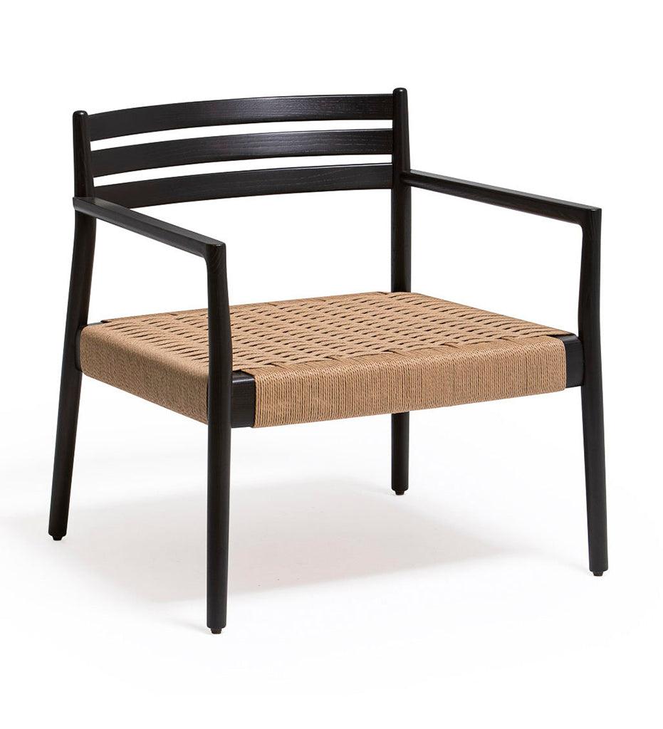 Allred Collaborative - Verges Design - Bogart Lounge Chair - Braided Paper Seat - Bogart Lounge Chair - Braided Paper Seat Bogart Lounge Chair - Braided Paper Seat - Ash 502-01-ASH