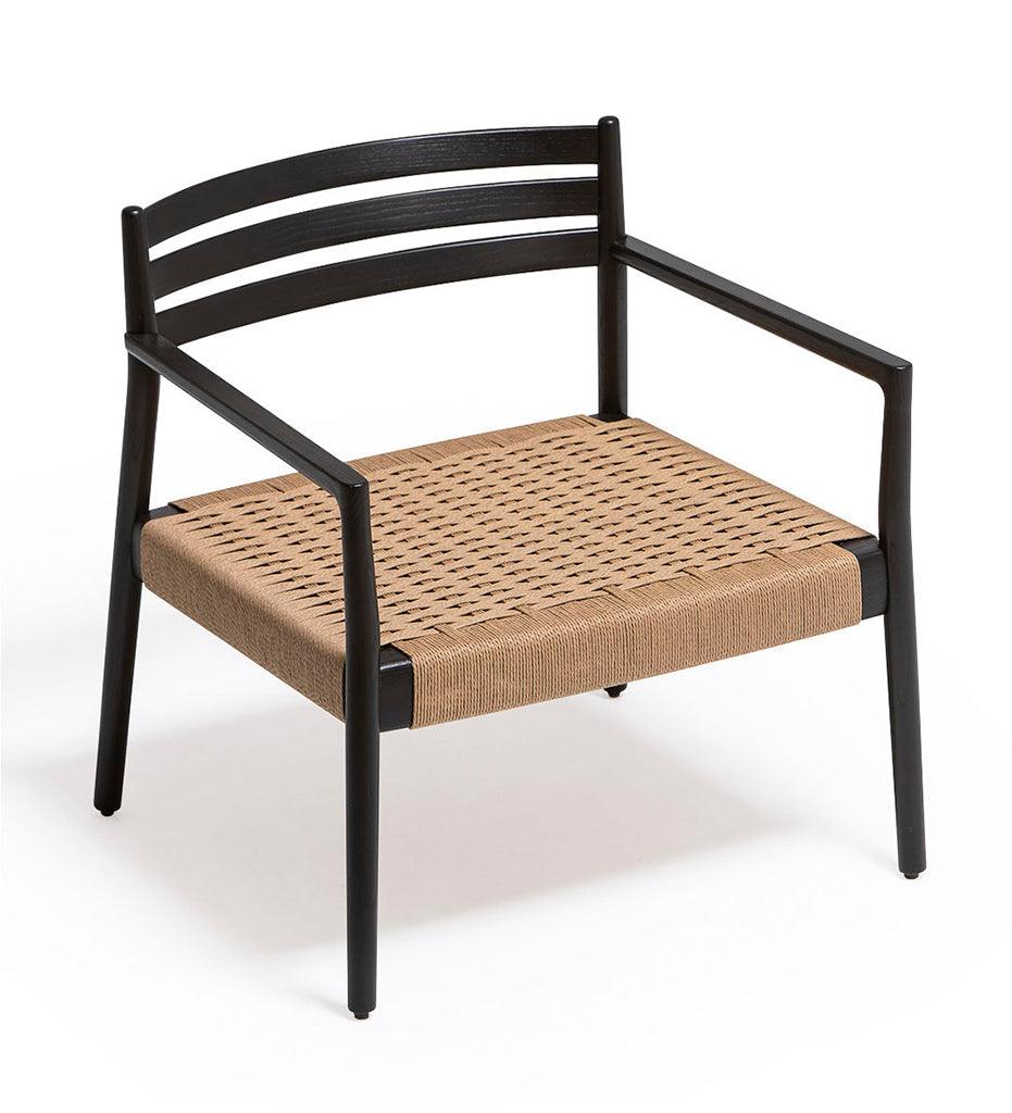 Allred Collaborative - Verges Design - Bogart Lounge Chair - Braided Paper Seat - Bogart Lounge Chair - Braided Paper Seat Bogart Lounge Chair - Braided Paper Seat - Ash 502-01-ASH