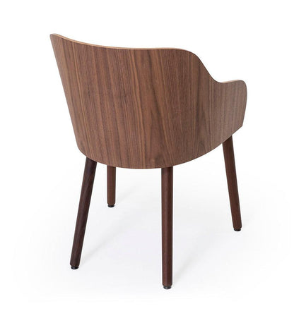 Allred Collaborative - Verges Design - Cistell Curve Arm Chair - Wood Legs - Cistell Curve Arm Chair - Wood Legs Cistell Curve Arm Chair - Wood Legs - Beech 791-01-BCH