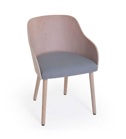 Allred Collaborative - Verges Design - Cistell Curve Arm Chair - Wood Legs - Cistell Curve Arm Chair - Wood Legs Cistell Curve Arm Chair - Wood Legs - Beech 791-01-BCH