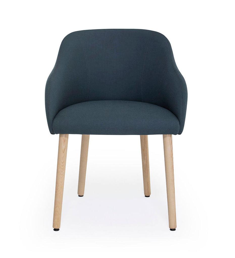 Allred Collaborative - Verges Design - Cistell Curve Arm Chair - Wood Legs - Fully Upholstered - Cistell Curve Arm Chair - Wood Legs - Fully Upholstered Cistell Curve Arm Chair - Wood Legs - Fully Upholstered - Beech 791-07-BCH