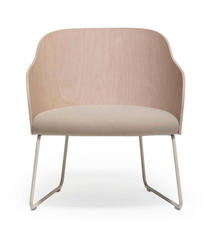 Allred Collaborative - Verges Design - Cistell Curve Lounge Chair - Sled Base - Cistell Curve Lounge Chair - Sled Base Cistell Curve Lounge Chair - Sled Base - Beech 794-02-BCH