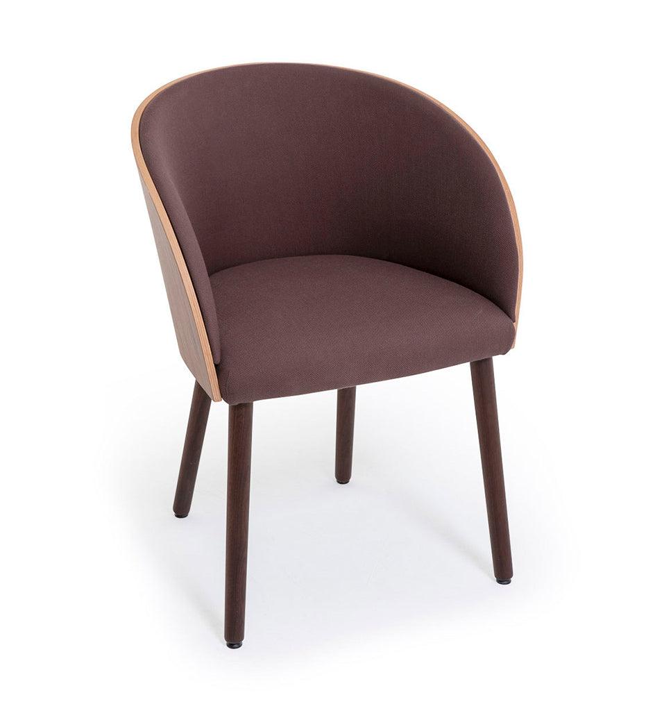 Allred Collaborative - Verges Design - Cistell Original Arm Chair - Wood Legs - Upholstered Inner Back - Cistell Original Arm Chair - Wood Legs - Upholstered Inner Back Cistell Original Arm Chair - Wood Legs - Upholstered Inner Back - Beech 792-04-BCH