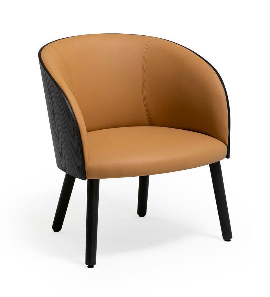 Allred Collaborative - Verges Design - Cistell Original Lounge Chair - Wood Legs - Upholstered Inner Back - Cistell Original Lounge Chair - Wood Legs - Upholstered Inner Back Cistell Original Lounge Chair - Wood Legs - Upholstered Inner Back - Beech 795-04-BCH