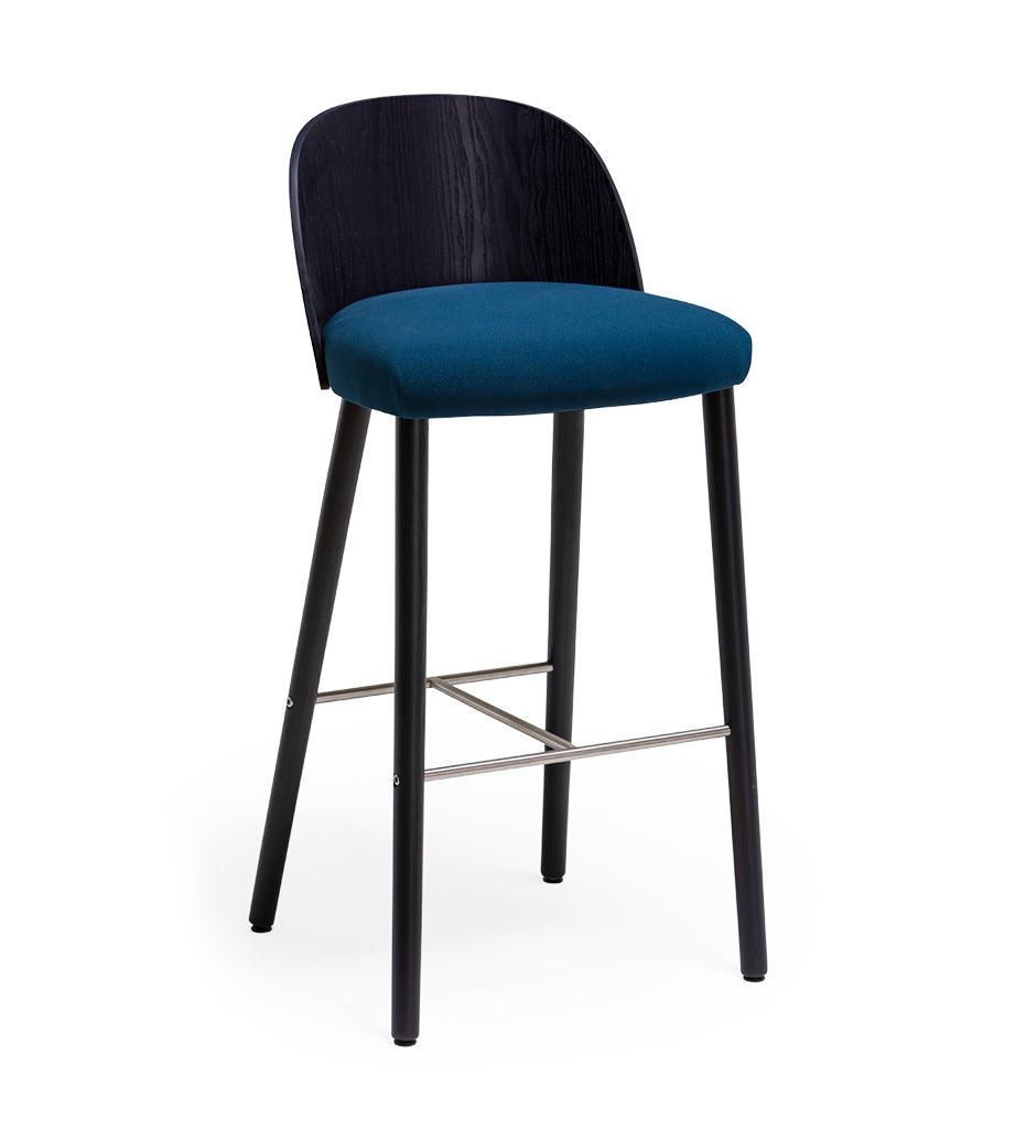 Allred Collaborative - Verges Design - Cistell Slim Bar Stool - Wood Legs - Cistell Slim Bar Stool - Wood Legs Cistell Slim Bar Stool - Wood Legs - Beech 796-01-BCH