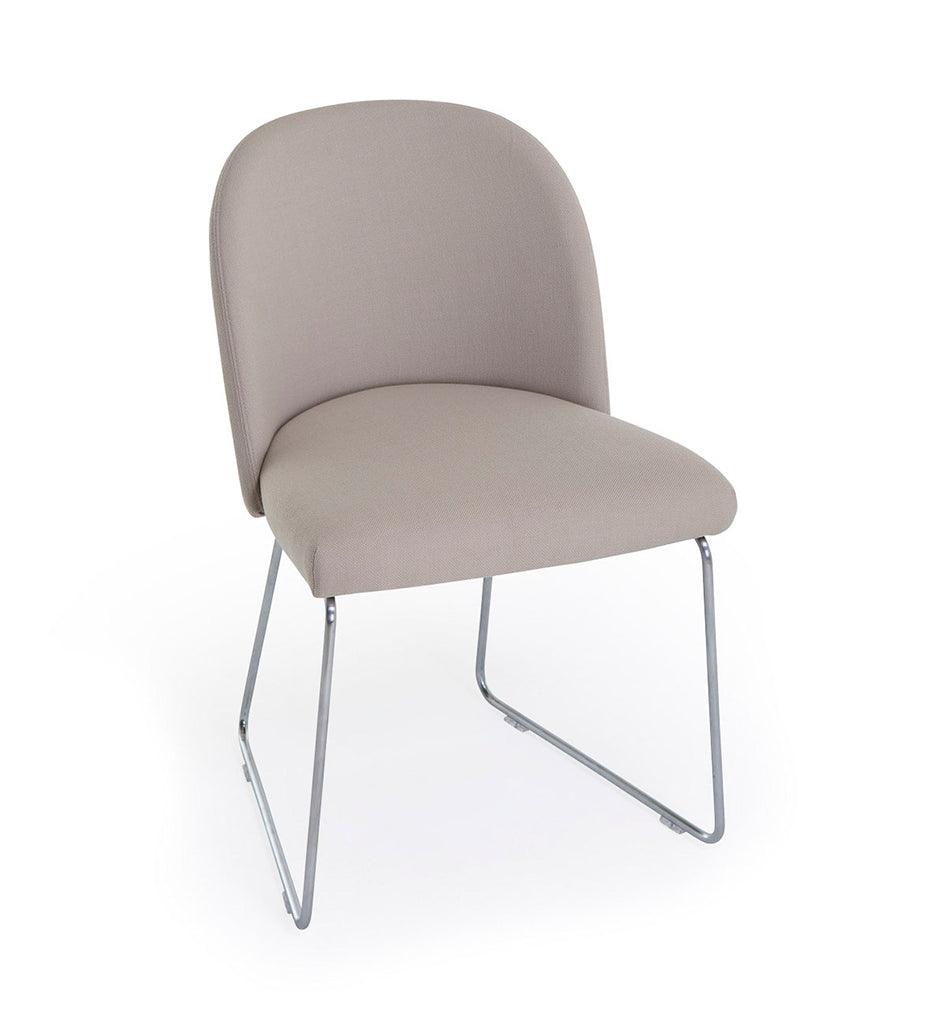 Allred Collaborative - Verges Design - Cistell Slim Chair - Sled Base - Fully Upholstered - Cistell Slim Chair - Sled Base - Fully Upholstered Cistell Slim Chair - Sled Base - Fully Upholstered - Default Title 790-08