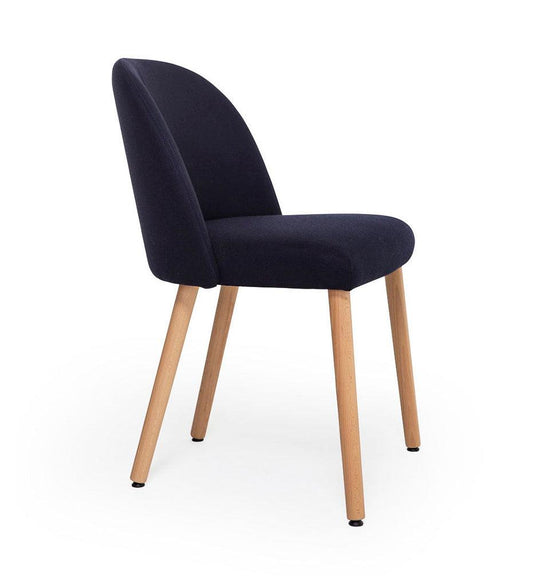 Allred Collaborative - Verges Design - Cistell Slim Chair - Wood Legs - Fully Upholstered - Cistell Slim Chair - Wood Legs - Fully Upholstered Cistell Slim Chair - Wood Legs - Fully Upholstered - Ash 790-07-ASH