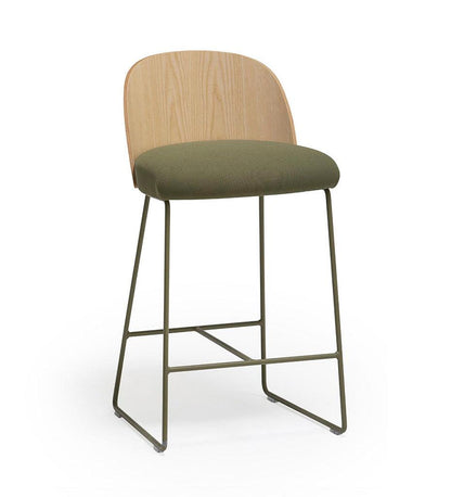 Allred Collaborative - Verges Design - Cistell Slim Counter Stool - Sled Base - Cistell Slim Counter Stool - Sled Base Cistell Slim Counter Stool - Sled Base - Beech 797-02-BCH