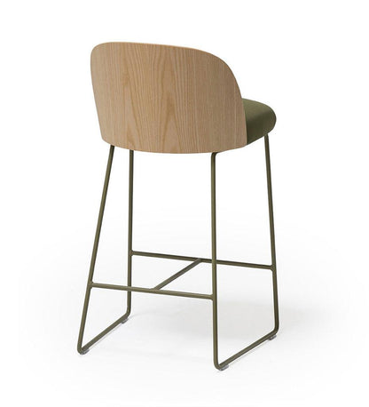 Allred Collaborative - Verges Design - Cistell Slim Counter Stool - Sled Base - Cistell Slim Counter Stool - Sled Base Cistell Slim Counter Stool - Sled Base - Beech 797-02-BCH