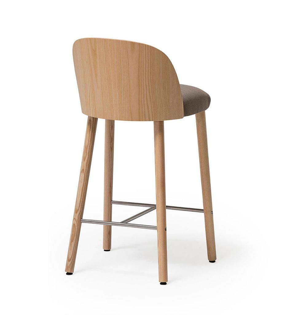 Allred Collaborative - Verges Design - Cistell Slim Counter Stool - Wood Legs - Cistell Slim Counter Stool - Wood Legs Cistell Slim Counter Stool - Wood Legs - Beech 796-02-BCH