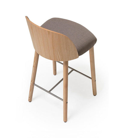 Allred Collaborative - Verges Design - Cistell Slim Counter Stool - Wood Legs - Cistell Slim Counter Stool - Wood Legs Cistell Slim Counter Stool - Wood Legs - Beech 796-02-BCH