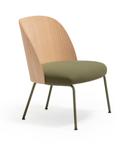 Allred Collaborative - Verges Design - Cistell Slim Lounge Chair - Metal Legs - Cistell Slim Lounge Chair - Metal Legs Cistell Slim Lounge Chair - Metal Legs - Walnut 793-03-WLT