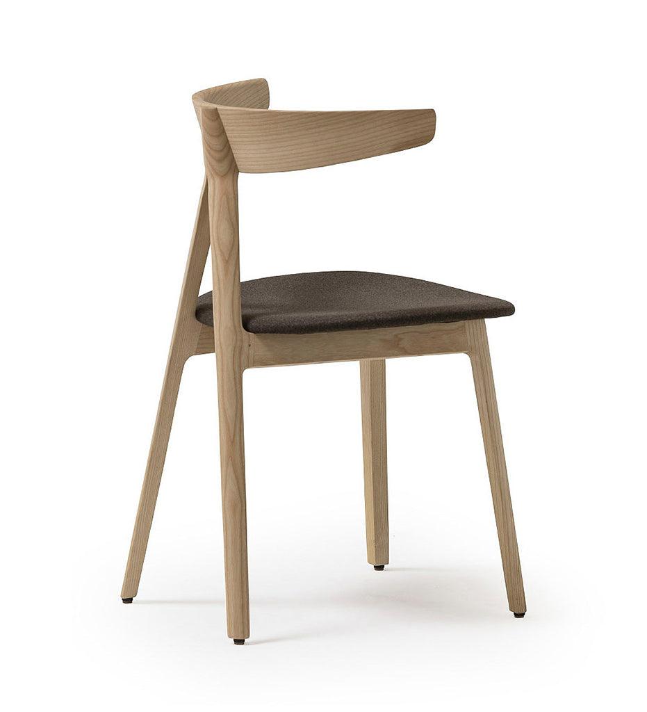 Allred Collaborative - Verges Design - Compass Chair - Wood Legs & Upholstered Seat - Compass Chair - Wood Legs & Upholstered Seat Compass Chair - Wood Legs & Upholstered Seat - Default Title 365-02