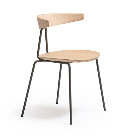 Allred Collaborative - Verges Design - Compass Stackable Chair - Metal Legs - Compass Stackable Chair - Metal Legs Compass Stackable Chair - Metal Legs - Default Title 367-01