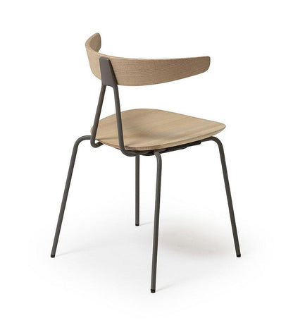 Allred Collaborative - Verges Design - Compass Stackable Chair - Metal Legs - Compass Stackable Chair - Metal Legs Compass Stackable Chair - Metal Legs - Default Title 367-01