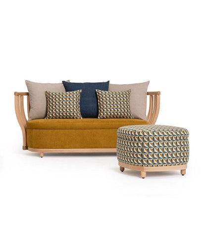 Allred Collaborative - Verges Design - Godo Loveseat - Godo Loveseat Godo Loveseat - Beech LG LGC 822 01 BEECH