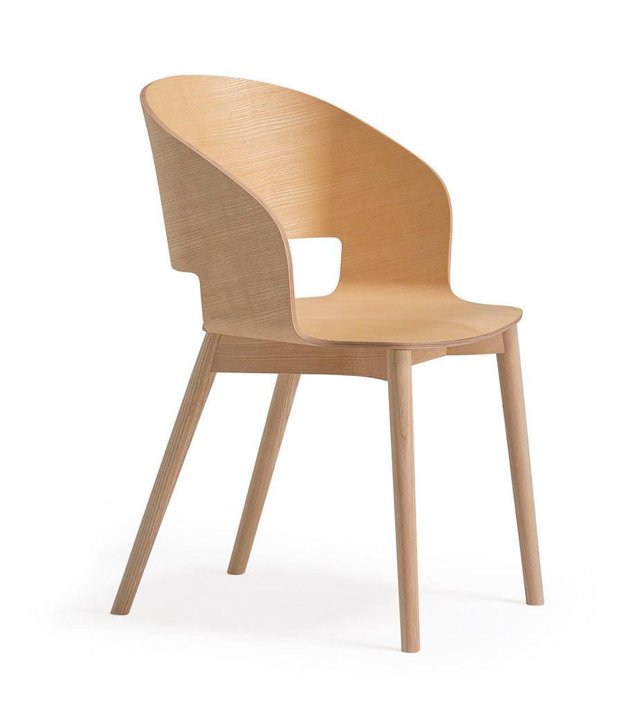 Allred Collaborative - Verges Design - Goose Model A Ash Chair - Wooden Legs - Goose Model A Ash Chair - Wooden Legs Goose Model A Ash Chair - Wooden Legs - Default Title 873-01-A