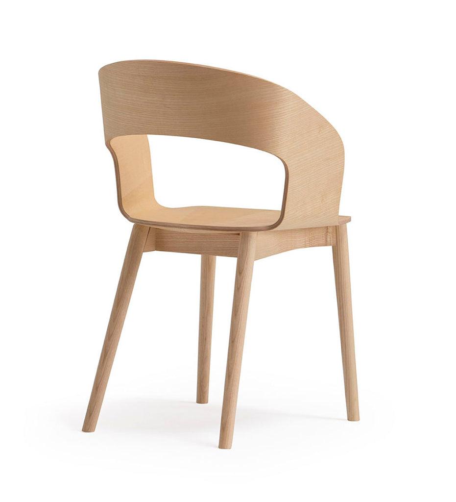 Allred Collaborative - Verges Design - Goose Model B Chair - Wooden Legs - Goose Model B Chair - Wooden Legs Goose Model B Chair - Wooden Legs - Default Title 873-01-B