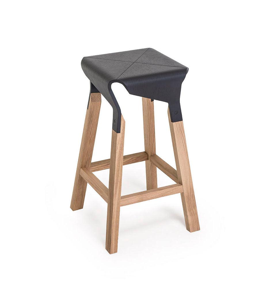 Allred Collaborative - Verges Design - Naoshima Counter Stool - - Naoshima Counter Stool - Naoshima Counter Stool - - Oak 702-OAK