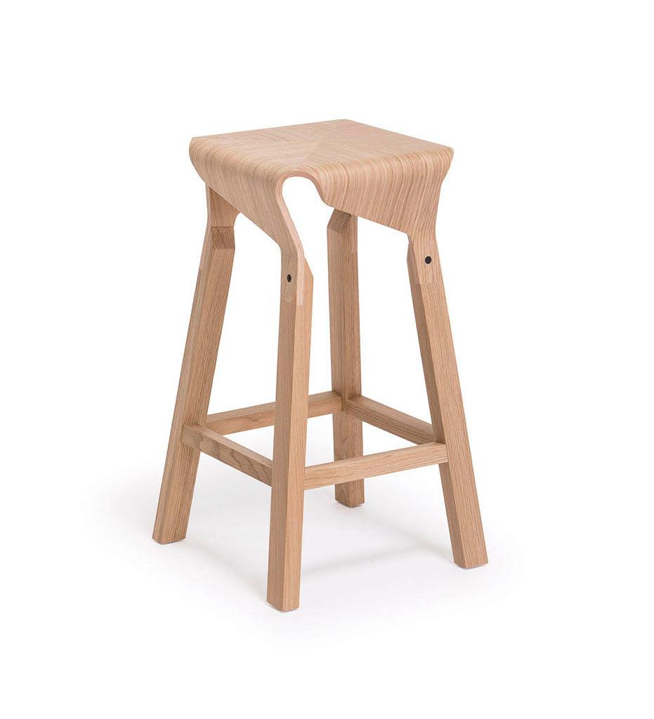 Allred Collaborative - Verges Design - Naoshima Counter Stool - - Naoshima Counter Stool - Naoshima Counter Stool - - Oak 702-OAK